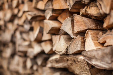 Build Firewood Storage For Minimal Handling